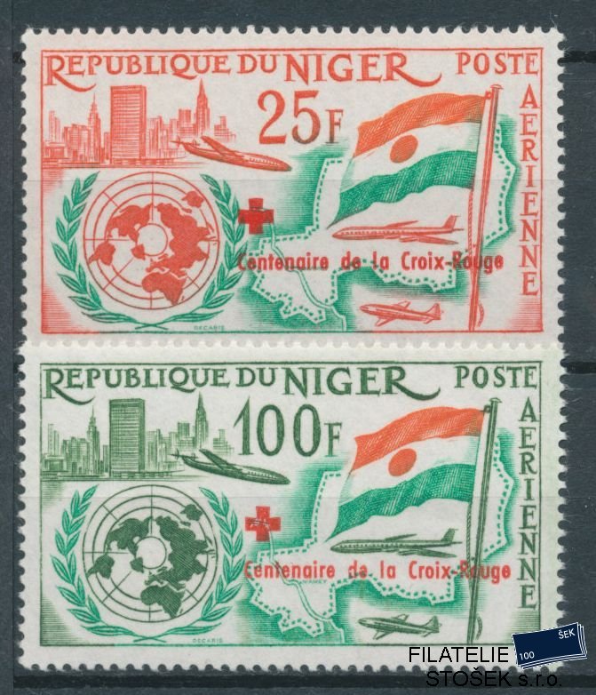 Niger známky Mi 44-45