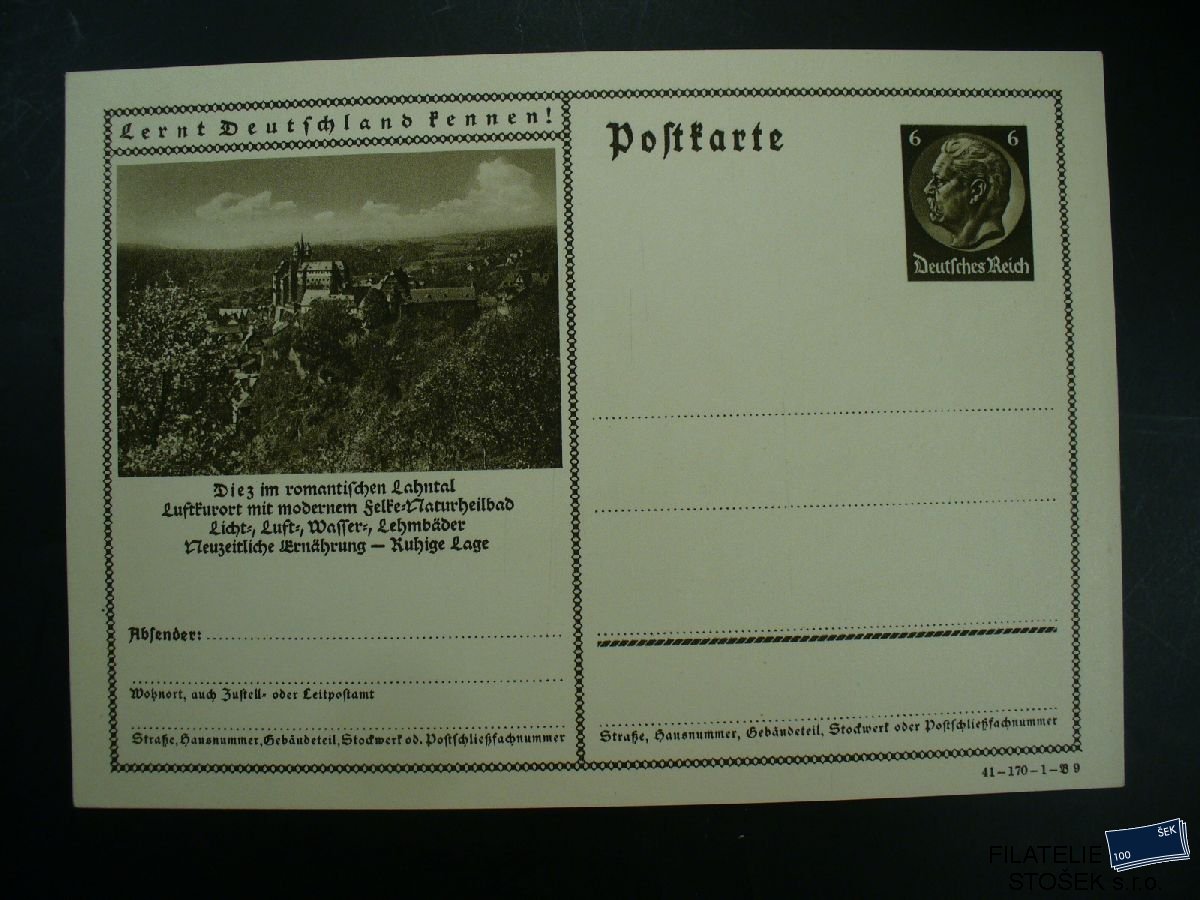 Deutsches Reich celistvosti Ganzsachen P 236 - 41-170-1-B9