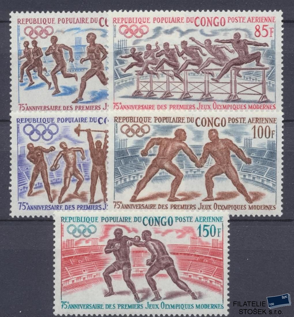 Kongo známky Mi 318-22