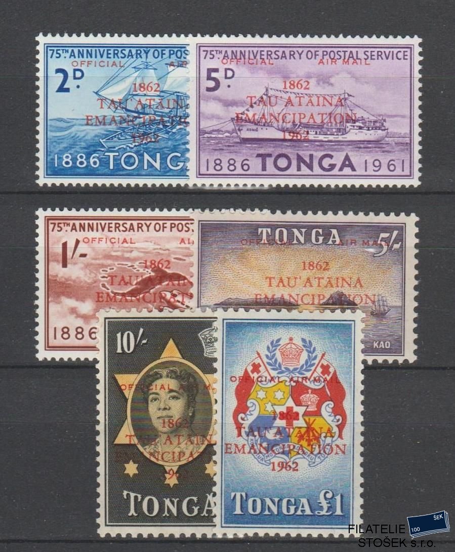 Tonga známky Mi D 11-16