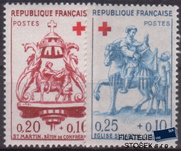 Francie známky Mi 1329-30