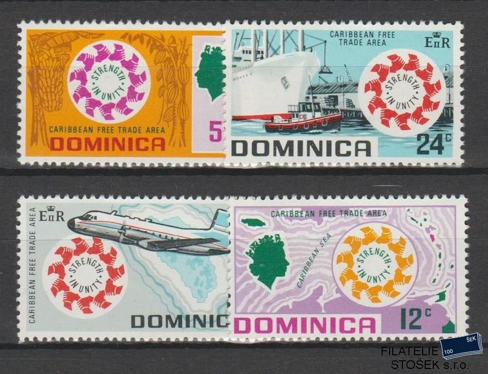 Dominica známky Mi 253-56