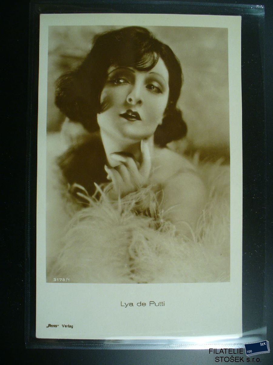 Námětová pohlednice - Herci - Lya de Putti