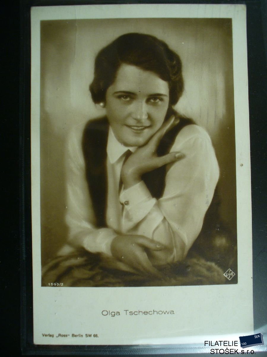 Námětová pohlednice - Herci - Olga Tschechowa