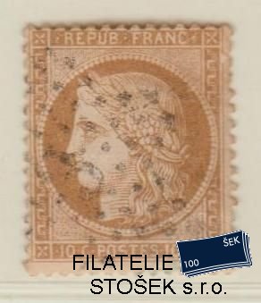 Francie známky Mi 33 Razítko Etoile