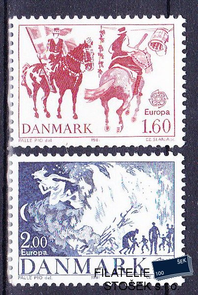 Dánsko známky Mi 0730-1