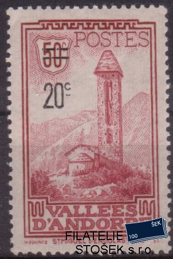 Andorra fr. známky Mi 048