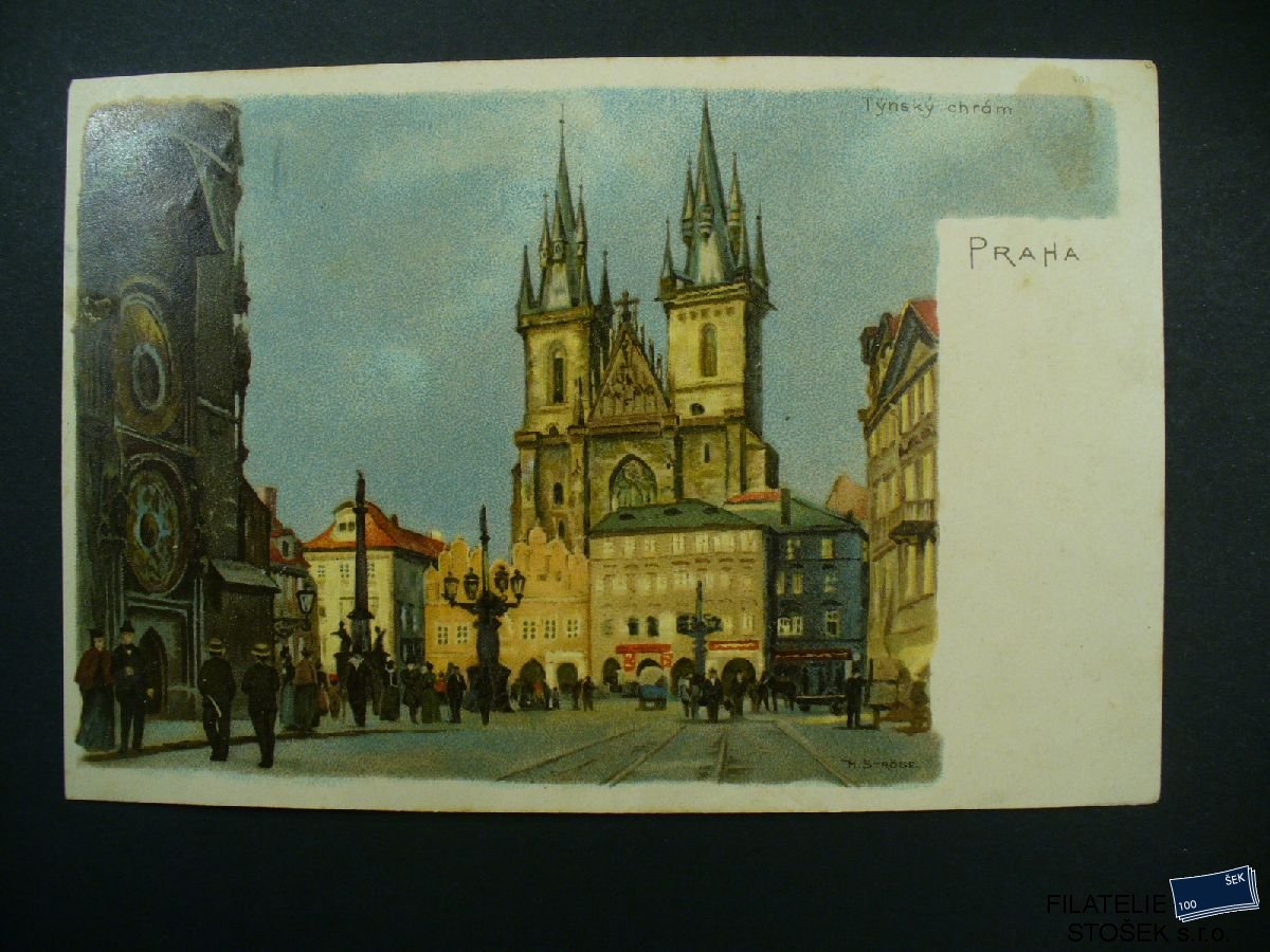 Pohlednice - Praha - Týnský chrám