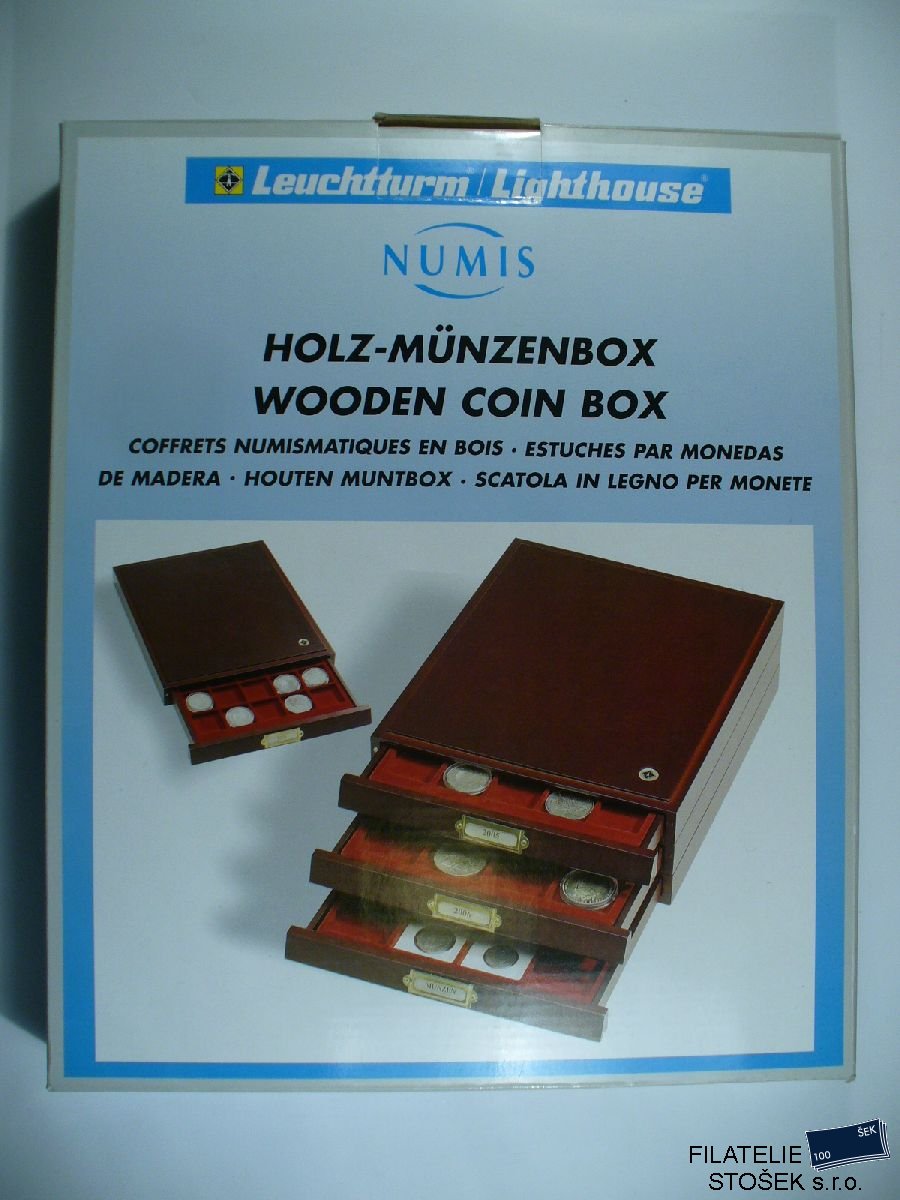 Mincovní box HMB CAPS EURO - Dřevěný