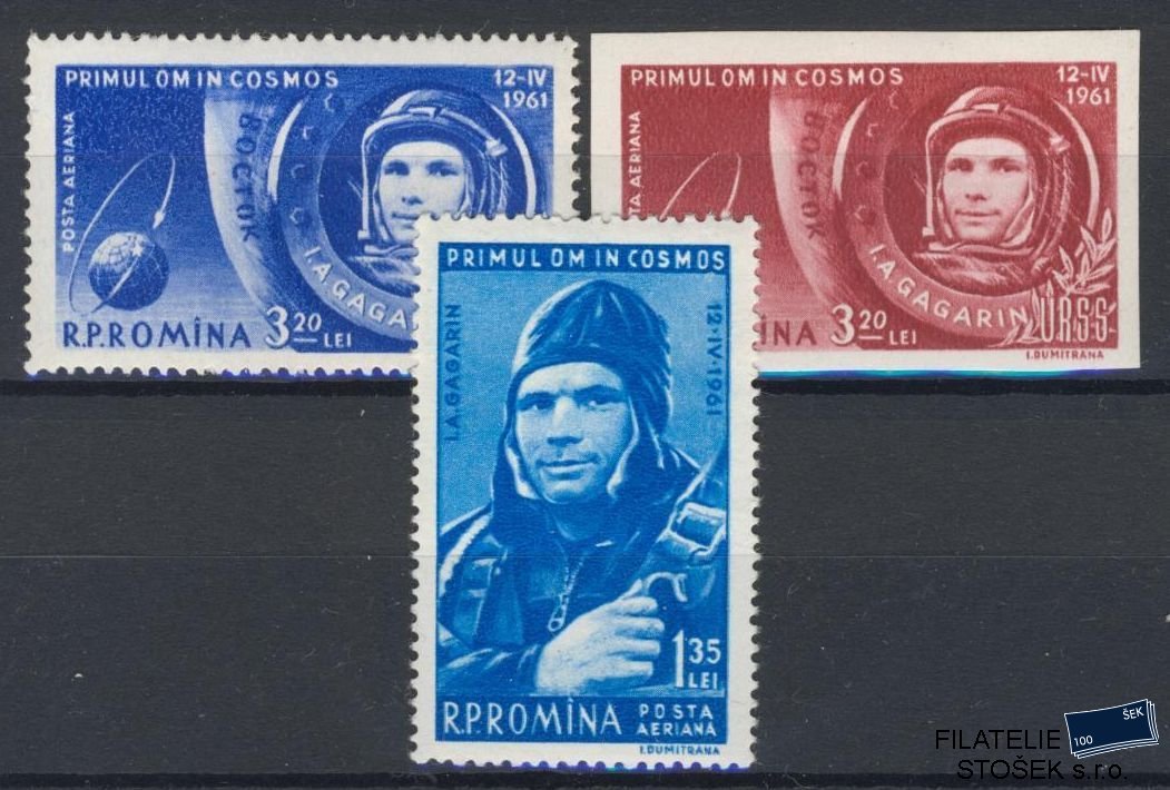 Rumunsko známky Mi 1962-64 - Kosmos