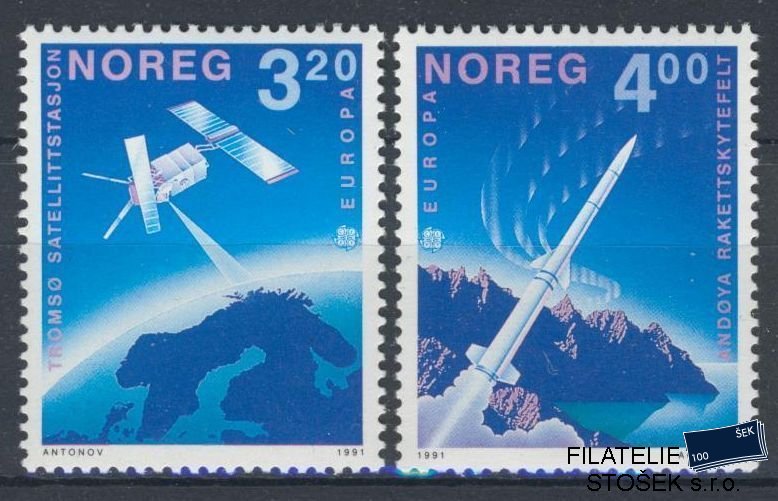 Norsko známky Mi 1062-63 - Kosmos