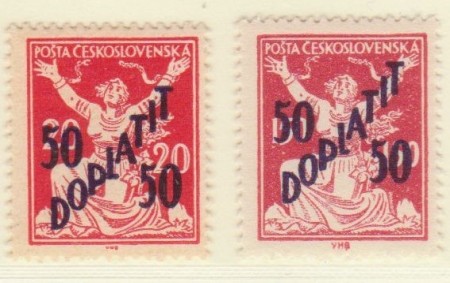 Doplatní známky Osvobozená republika