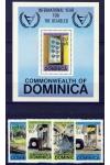 Dominica známky Mi 0748-51 + Block 71