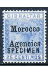 Marocco agen. známky Mi 004 II Specimen