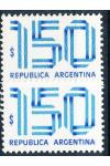 Argentina známky Mi 1359 x+y