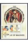 Maledivy známky Mi 896 + Bl. 69