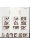 Thajsko známky Mi 1515-20 + Bl 44A,B