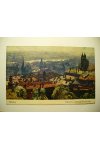 Praha Pohled z Královského hradu - pohledy