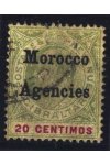 Anglie - pošta v Maroku Mi 11