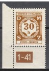 Protektorát známky SL 1 Dz 1-41