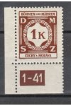 Protektorát známky SL 6 Dz 1-41