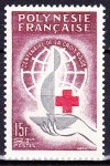 Polynesie známky 1963 Croix rouge