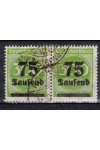 Dt. Reich známky Mi 286 2 páska