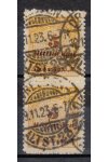 Dt. Reich známky Mi 327 B 2 páska
