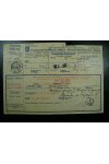 Protektorát celistvosti - Poukázkový telegram - známky ČSSR 400, 426