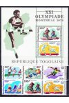 Togo známky Mi 1168-73+Bl.104