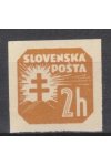 Slovenský štát známky NV 10y - Svislý rastr