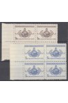 ČSSR známky 519-20 4 Bloky Krajové