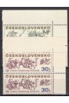 ČSSR známky 1829-30 2 Pásky Rohové
