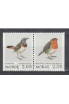 Norsko známky Mi 860-61 - Ptáci