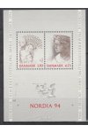 Dánsko známky Mi Blok 8 - KVP promaštěný papír