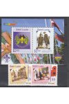 St. Lucia známky Mi 1265-66 + Bl 71 - Skauti