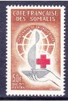 Cote des Somalis známky 1963 Croix rouge