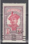 Martinique známky Yv 111 - posunutý přetisk