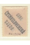 ČSR I známky 38P - Oboustranný přetisk - Falzum