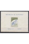 Guatemala známky Mi Blok 9 - Kosmos - Nahnědlé skvrny