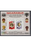Nikaragua známky Mi Blok 110 - Olympijské hry