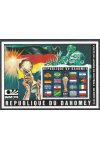 Dahomey známky Mi Blok 23 B - Fotbal