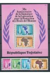 Togo známky Mi 1487-90 + Bl 164