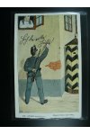 Vojenská pohlednice - Theresienstadt