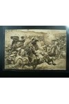 Vojenská pohlednice - Vojenská bitva - Koně