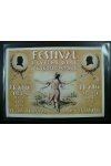 Námětová pohlednice - Výstavy - Festival pěvecké obce 1934