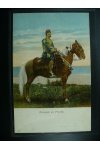 Námětová pohlednice - Lidé - Muž na koni - Bosna