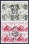 Dánsko známky Čtyřbloky Mi 788-9