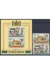Tanzania známky Mi 179-80 + Bl 24