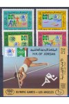 Jordánsko známky Mi 1266-69 + Bl 48 - OH 1984